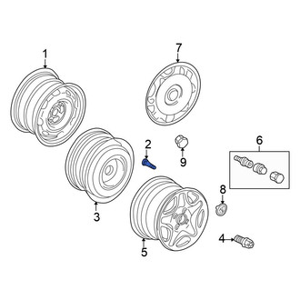 Volkswagen OE - Tire Valve Stem