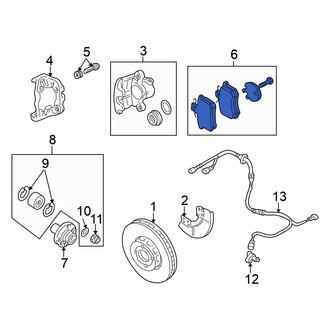 Volkswagen OE - Front Disc Brake Pad Set
