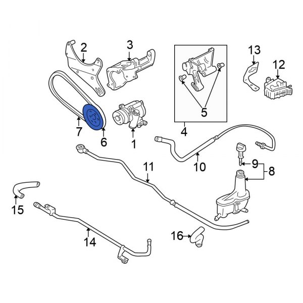 Power Steering Pump Pulley