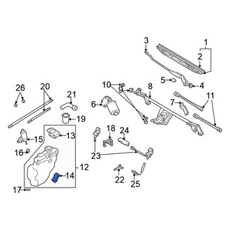 Volkswagen OE - Windshield Washer Pump Insulator