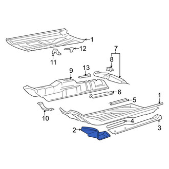 Volkswagen OE - Left Frame Side Member Crossmember