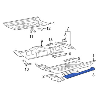 Volkswagen OE - Left Frame Side Member Assembly