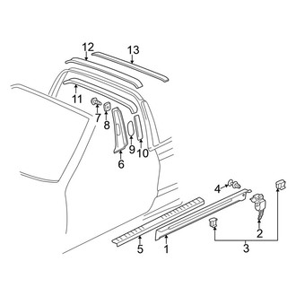 Volkswagen OE - Pillars, Rocker & Floor - Interior Trim
