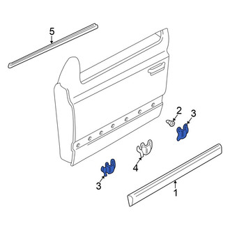 Volkswagen OE - Door Molding Clip