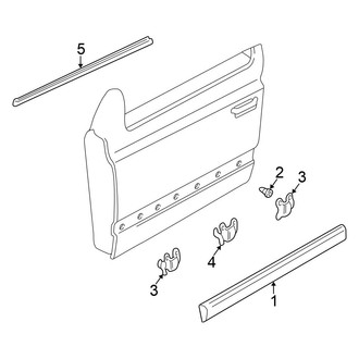 Volkswagen OE - Door - Exterior Trim