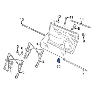Volkswagen OE - Front Window Regulator Bracket