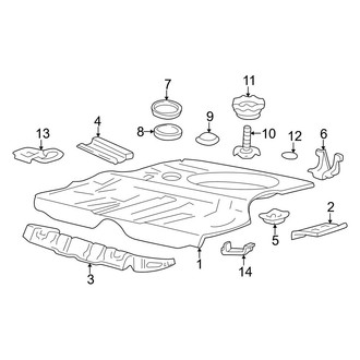 Volkswagen OE - Rear Body & Floor - Floor & Rails (Floor & Components)