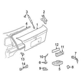 Volkswagen OE - Trunk Lid - Lid & Components