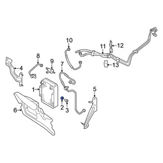 Volkswagen OE - Automatic Transmission Oil Cooler Grommet