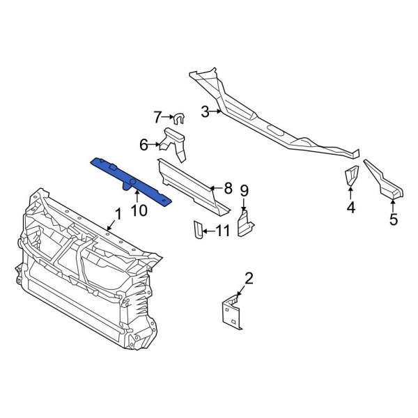 Radiator Support Panel