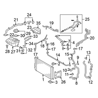 Volkswagen OE - Cooling - Radiator & Components (6.0L)