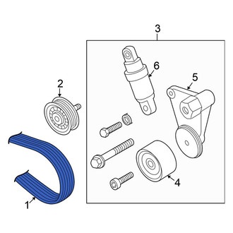 Volkswagen OE - Serpentine Belt