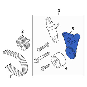 Volkswagen OE - Accessory Drive Belt Tensioner Assembly