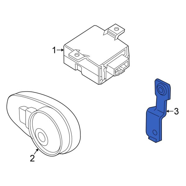 Anti-Theft Alarm Siren Bracket