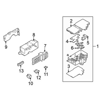 Volkswagen OE - Electrical - Fuse & Relay (Rear Fuse Box)