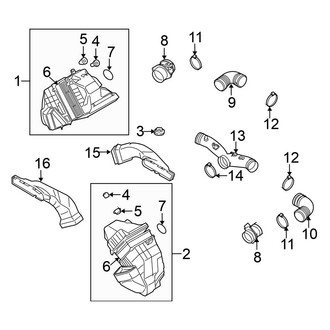 Volkswagen OE - Engine / Transaxle - Air Intake (4.2L)