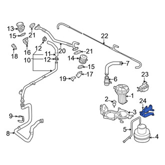 Volkswagen OE - Vapor Canister Purge Solenoid Bracket