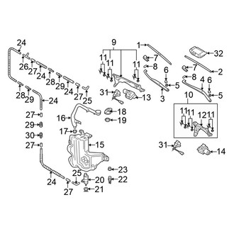 Volkswagen OE - Windshield - Wiper & Washer Components (V8 / W12)