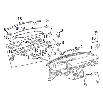 Volkswagen OE - Body A-Pillar Trim Panel Clip