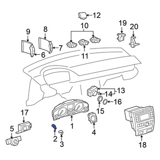 Volkswagen OE - Cabin Air Temperature Sensor