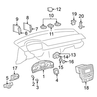 Volkswagen OE - Instrument Panel - Cluster & Switches