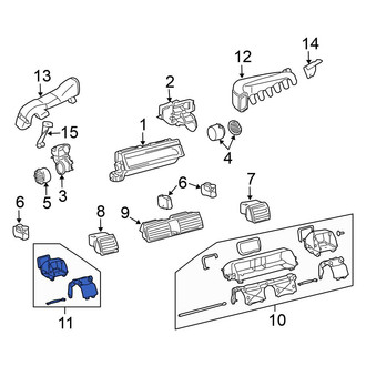Volkswagen OE - Left Instrument Panel Trim Panel