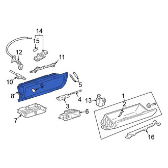 Volkswagen OE - Glove Box Housing