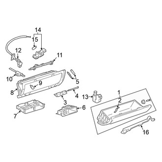 Volkswagen OE - Instrument Panel - Glove Box