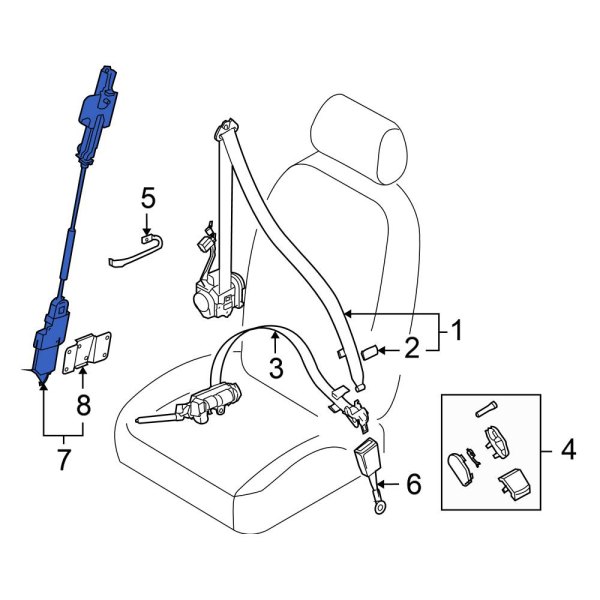 Seat Belt Height Adjuster