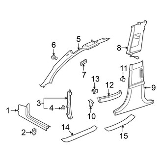 Volkswagen OE - Pillars, Rocker & Floor - Interior Trim