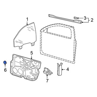 Volkswagen OE - Window Regulator Seal