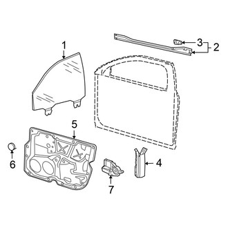 Volkswagen OE - Front Door - Glass & Hardware