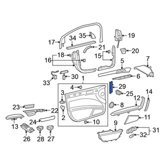 Volkswagen OE - Front Right Door Window Lock-Out Switch