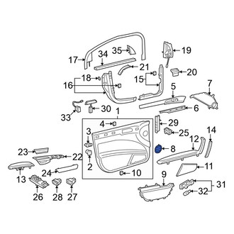 Volkswagen OE - Dashboard Air Vent