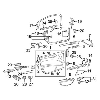 Volkswagen OE - Front Door - Interior Trim
