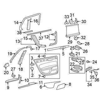 Volkswagen OE - Rear Door - Interior Trim