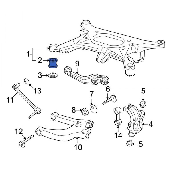 Suspension Crossmember Insulator