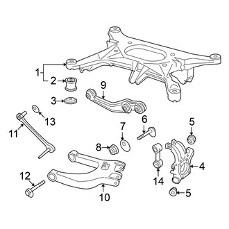 Volkswagen OE - Rear Suspension - Suspension Components