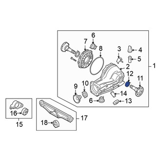 Volkswagen OE - Rear Drive Axle Shaft Seal