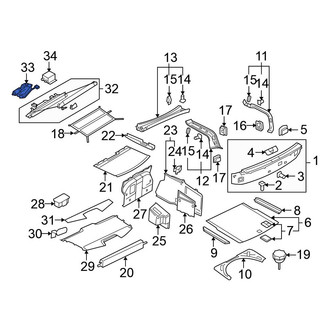 Volkswagen OE - Rear Back Glass Sunshade Motor