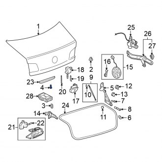 Volkswagen Phaeton Trunk & Tailgate Hardware — CARID.com