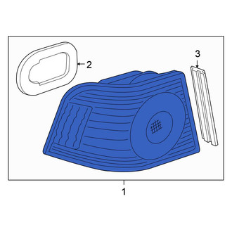 Volkswagen OE - Rear Left Tail Light Assembly