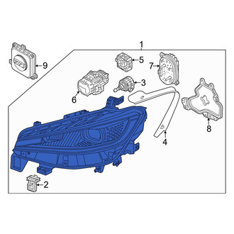 Volkswagen OE - Front Left Headlight Assembly
