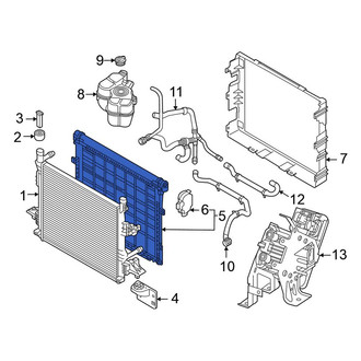 Volkswagen OE - Radiator Shutter Assembly