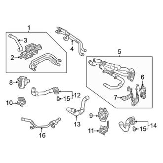 Volkswagen OE - Cooling - Hoses & Lines (Main)