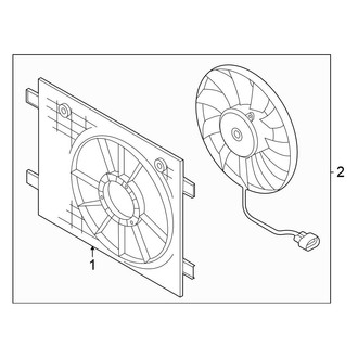 Volkswagen OE - Cooling Fan