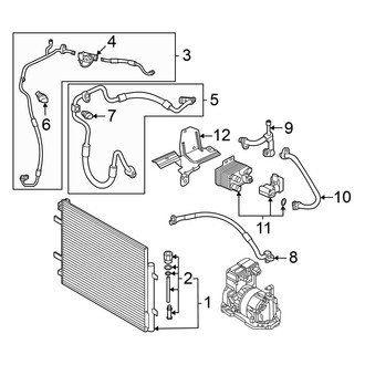 Volkswagen OE - Air Conditioner & Heater - Condenser (R-1234YF)