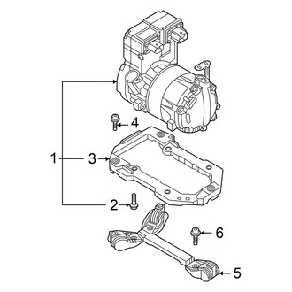Volkswagen OE - Air Conditioner & Heater - Compressor