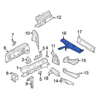 Volkswagen OE - Front Left Upper Frame Side Member Bracket