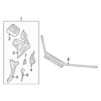 Volkswagen OE - Fender - Structural Components & Rails (Upper Components)